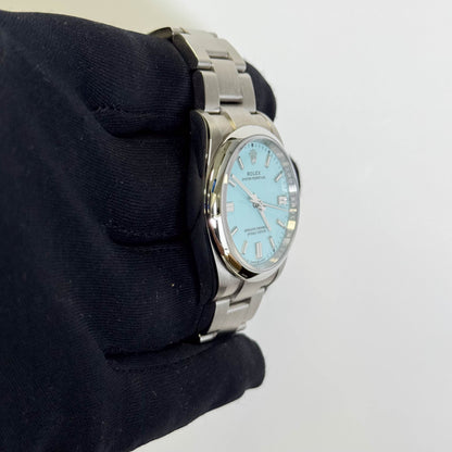 Rolex Oyster Perpetual 36mm Tiffany Dial Watch Ref# 126000 - Happy Jewelers Fine Jewelry Lifetime Warranty