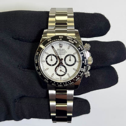 Rolex Daytona 40mm White Dial Watch Ref# 126500LN - Happy Jewelers Fine Jewelry Lifetime Warranty