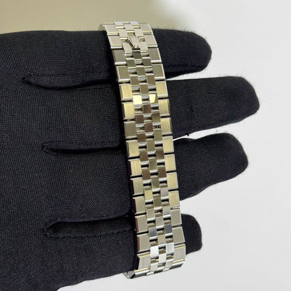 Rolex Land-Dweller 36mm White Honeycomb Dial Watch Ref# 127234 - Happy Jewelers Fine Jewelry Lifetime Warranty