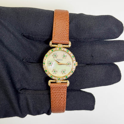 DeLaneau 24mm Mother of Pearl Dial Watch Ref# L583