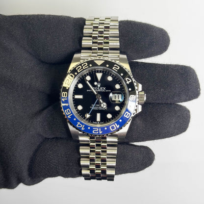 Rolex GMT Master II 40mm Black Dial Watch Ref# 126710BLNR
