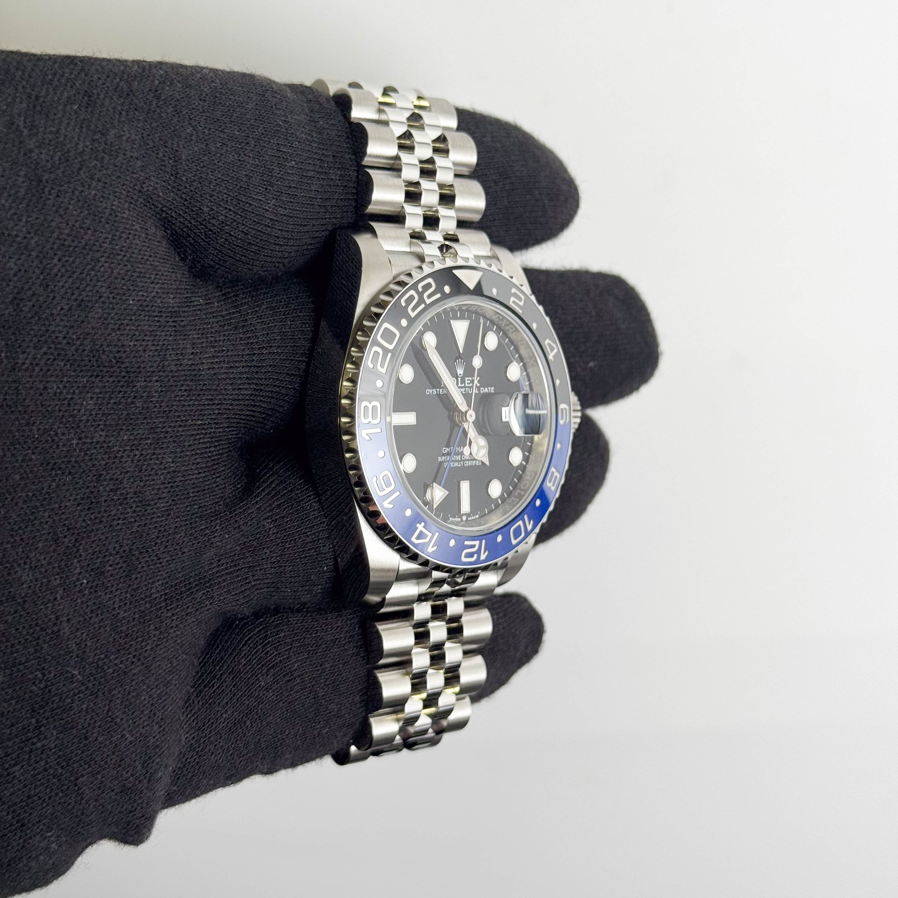 Rolex GMT Master II 40mm Black Dial Watch Ref# 126710BLNR