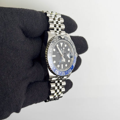 Rolex GMT Master II 40mm Black Dial Watch Ref# 126710BLNR