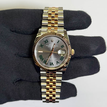 Rolex Datejust 36mm Wimbledon Dial Watch Ref# 126231 - Happy Jewelers Fine Jewelry Lifetime Warranty