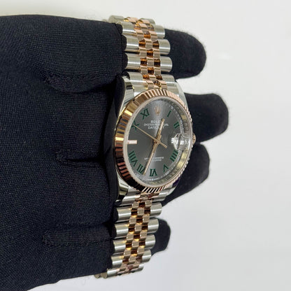 Rolex Datejust 36mm Wimbledon Dial Watch Ref# 126231 - Happy Jewelers Fine Jewelry Lifetime Warranty