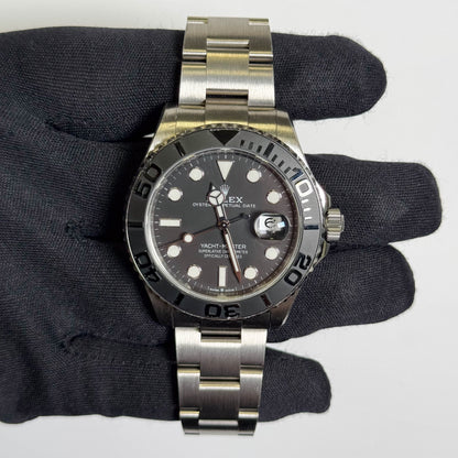 Rolex Yacht-Master 42mm Black Dial Watch Ref# 226627 - Happy Jewelers Fine Jewelry Lifetime Warranty