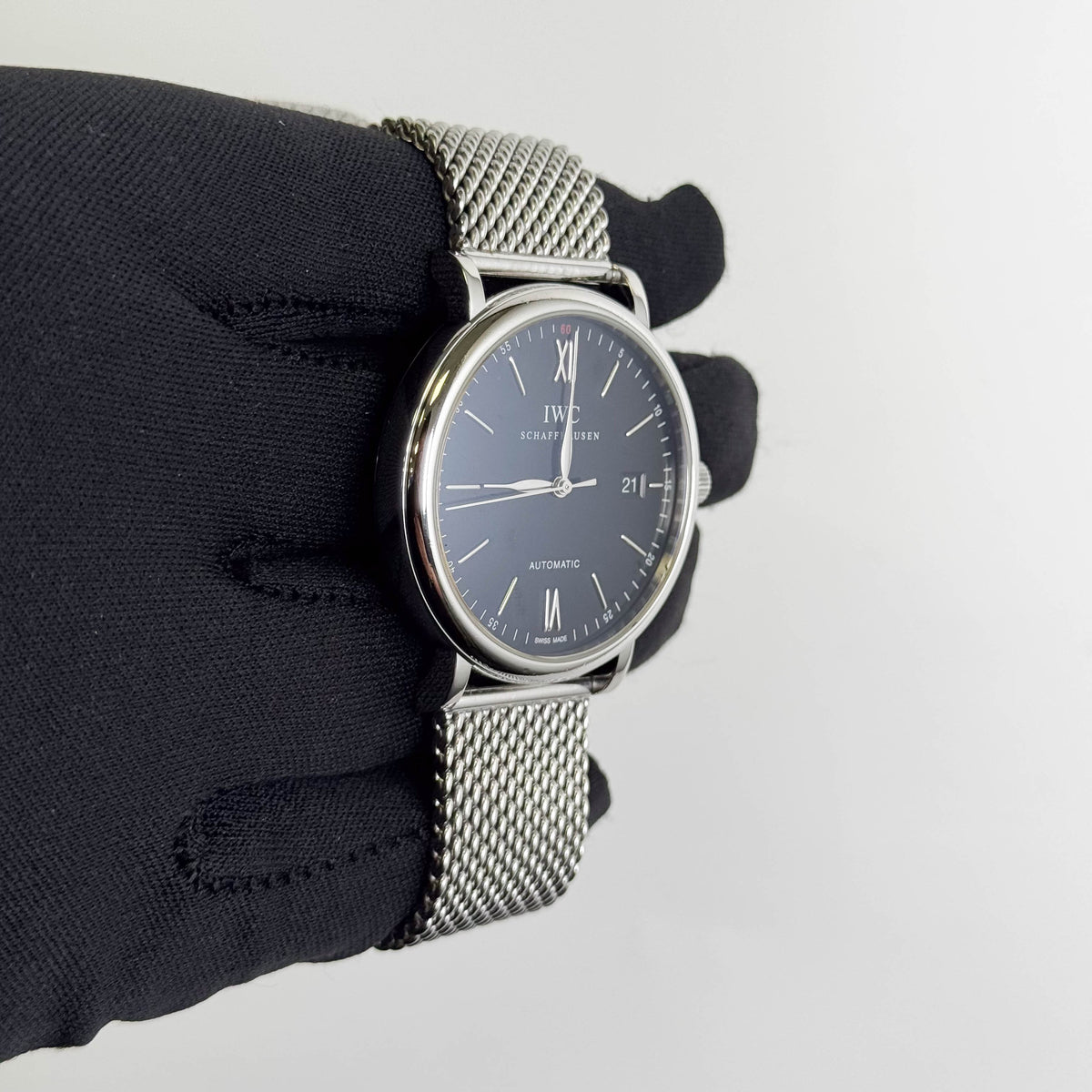 IWC Portofino 40mm Black Dial Watch Ref# IW356506