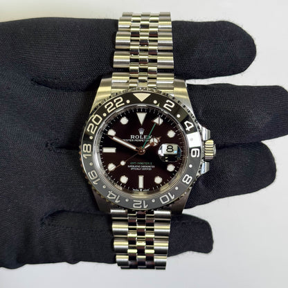 Rolex GMT-Master II 40mm Black Dial Watch Ref# 126710GRNR - Happy Jewelers Fine Jewelry Lifetime Warranty