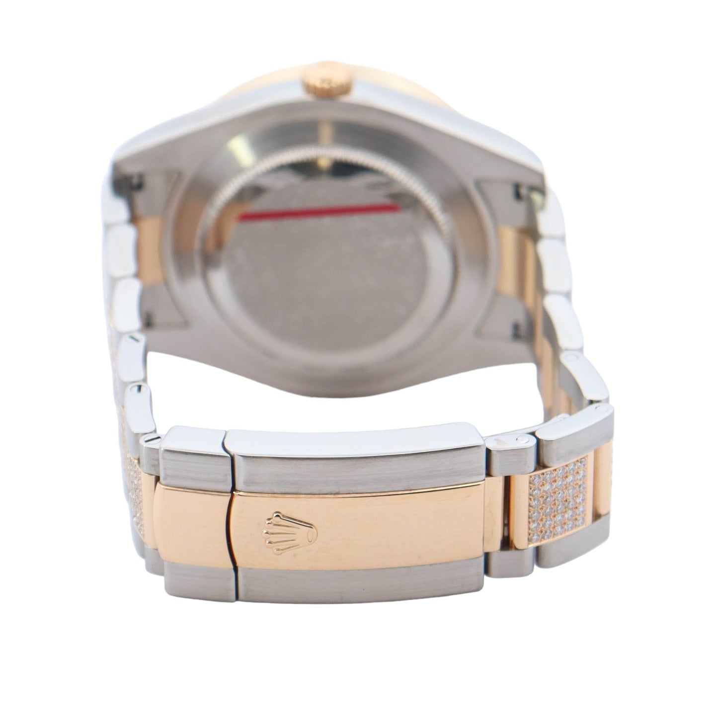 Rolex Datejust Two Tone Yellow Gold & Steel 41mm Blue Diamond Roman Dial Watch Reference #: 116333 - Happy Jewelers Fine Jewelry Lifetime Warranty