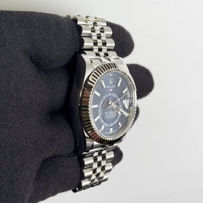 Rolex Sky-Dweller 42mm Blue Dial Watch Ref# 336934