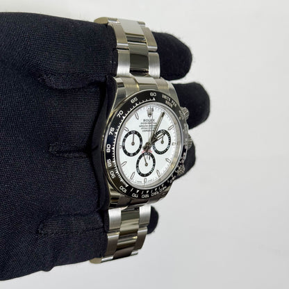 Rolex Daytona 40mm White Dial Watch Ref# 126500LN