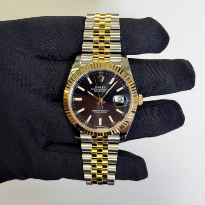 Rolex Datejust 41mm Black Dial Watch Ref# 126333 - Happy Jewelers Fine Jewelry Lifetime Warranty