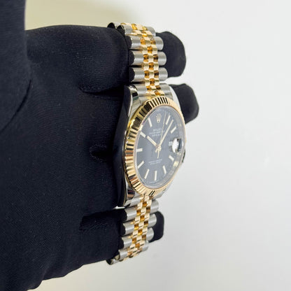 Rolex Datejust 41mm Black Dial Watch Ref# 126333 - Happy Jewelers Fine Jewelry Lifetime Warranty