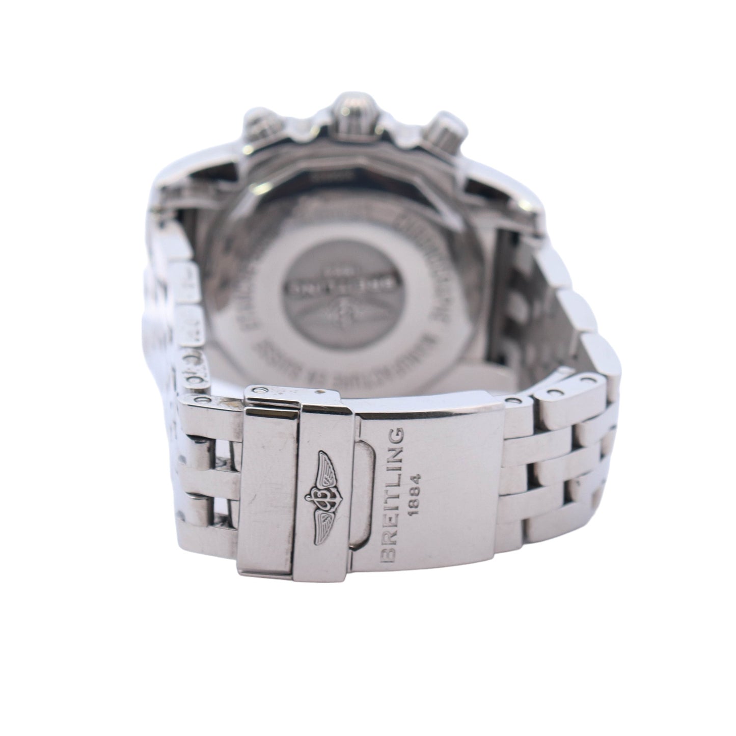 Breitling Chronomat Stainless Steel 41mm Grey Chronograph Dial Watch Reference #: AB014012/F554