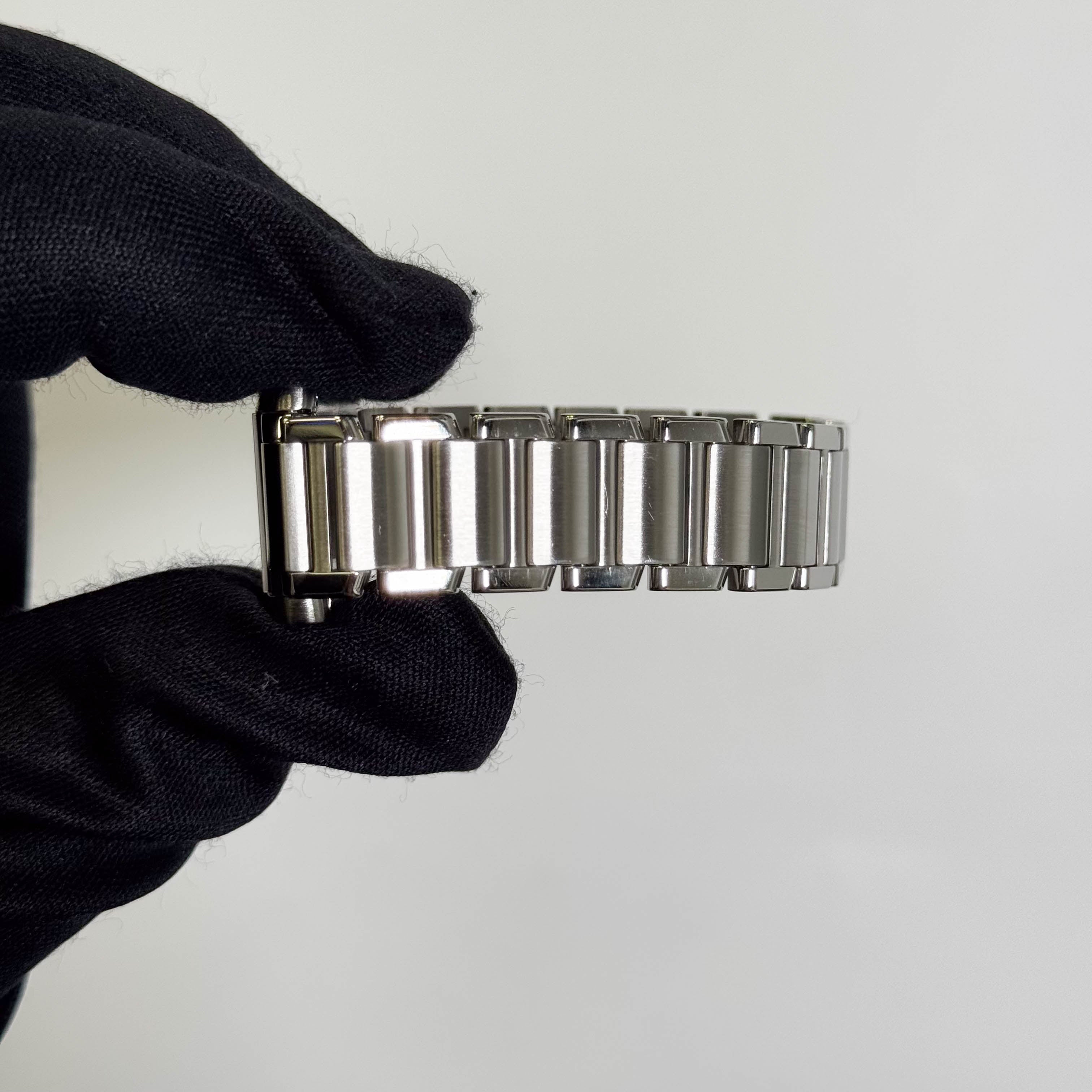 Cartier Tank Stainless Steel 20mm Ivory Dial Watch Ref# W51008Q3 - Happy Jewelers Fine Jewelry Lifetime Warranty