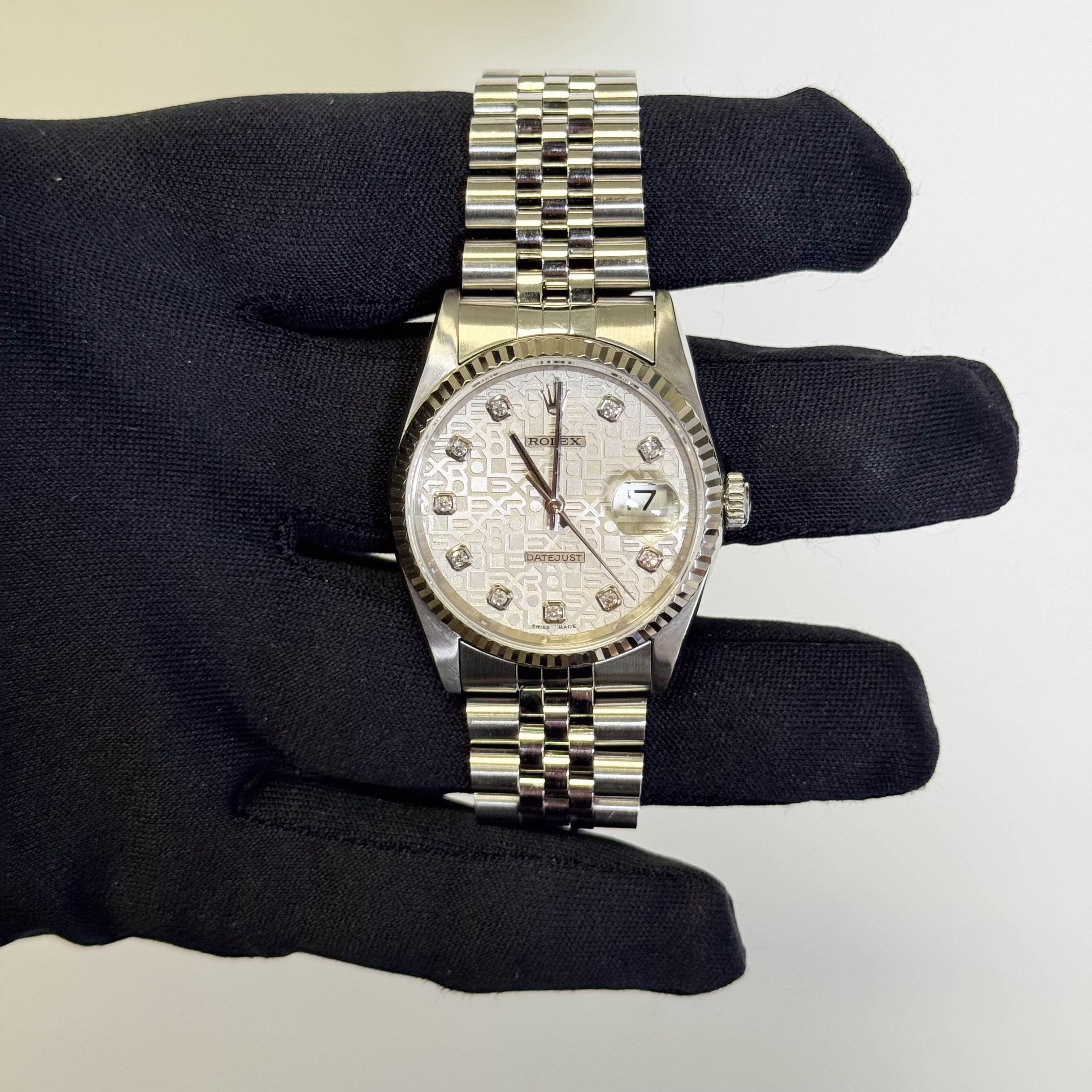 Rolex Datejust 36mm Silver Dial Watch Ref# 16234 - Happy Jewelers Fine Jewelry Lifetime Warranty