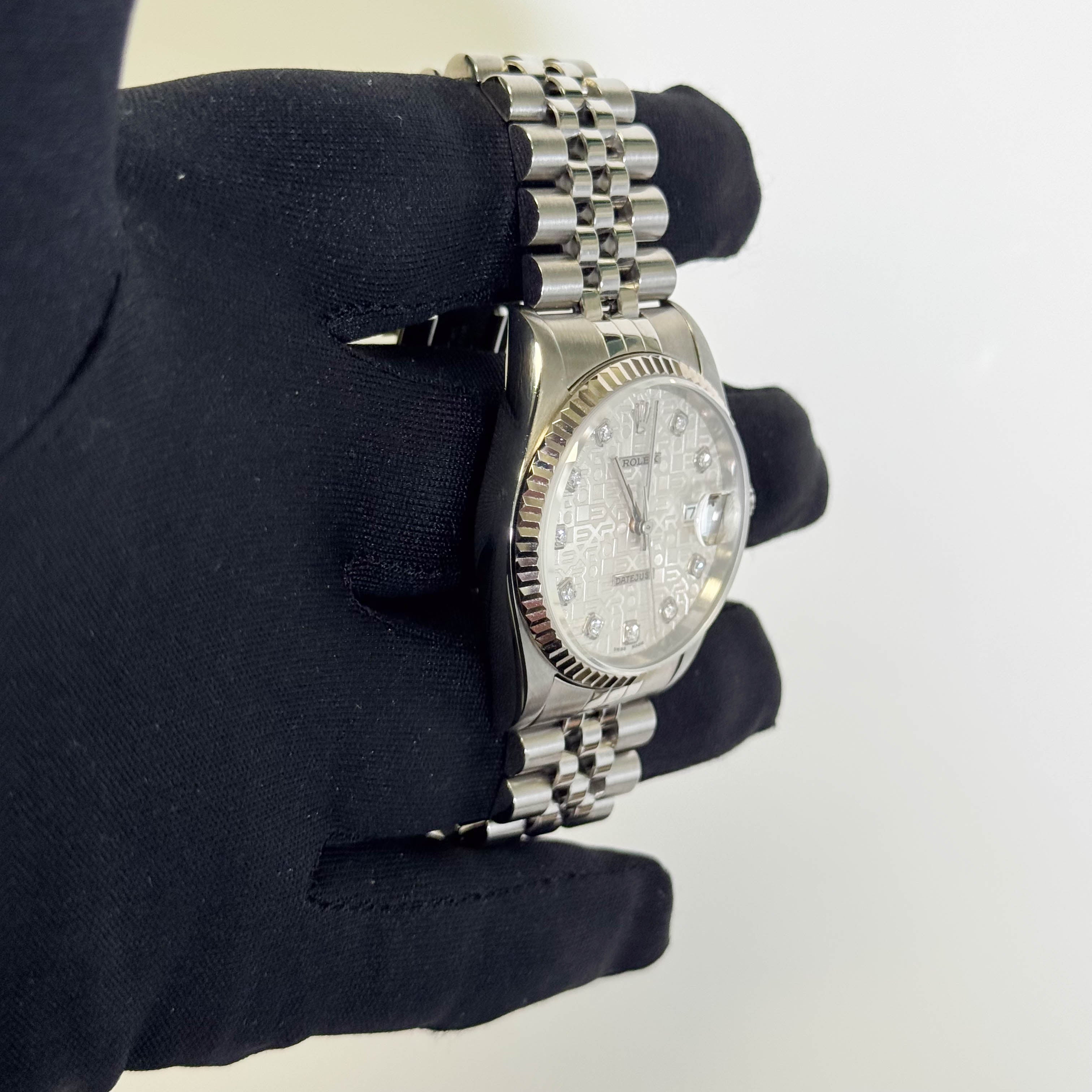 Rolex Datejust 36mm Silver Dial Watch Ref# 16234 - Happy Jewelers Fine Jewelry Lifetime Warranty