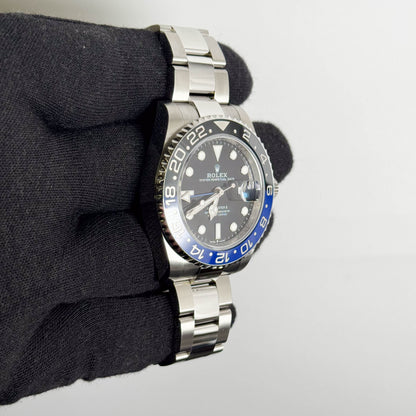 Rolex GMT-Master II "Batman" 40mm Black Dial Watch Ref# 126710BLNR