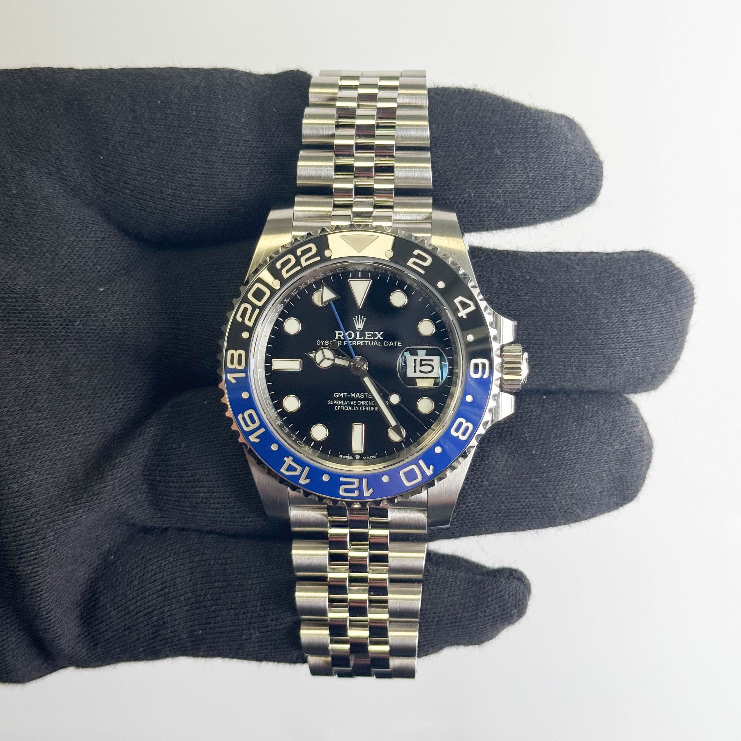 Rolex GMT-Master II 40mm Black Dial Watch Ref# 126710BLNR