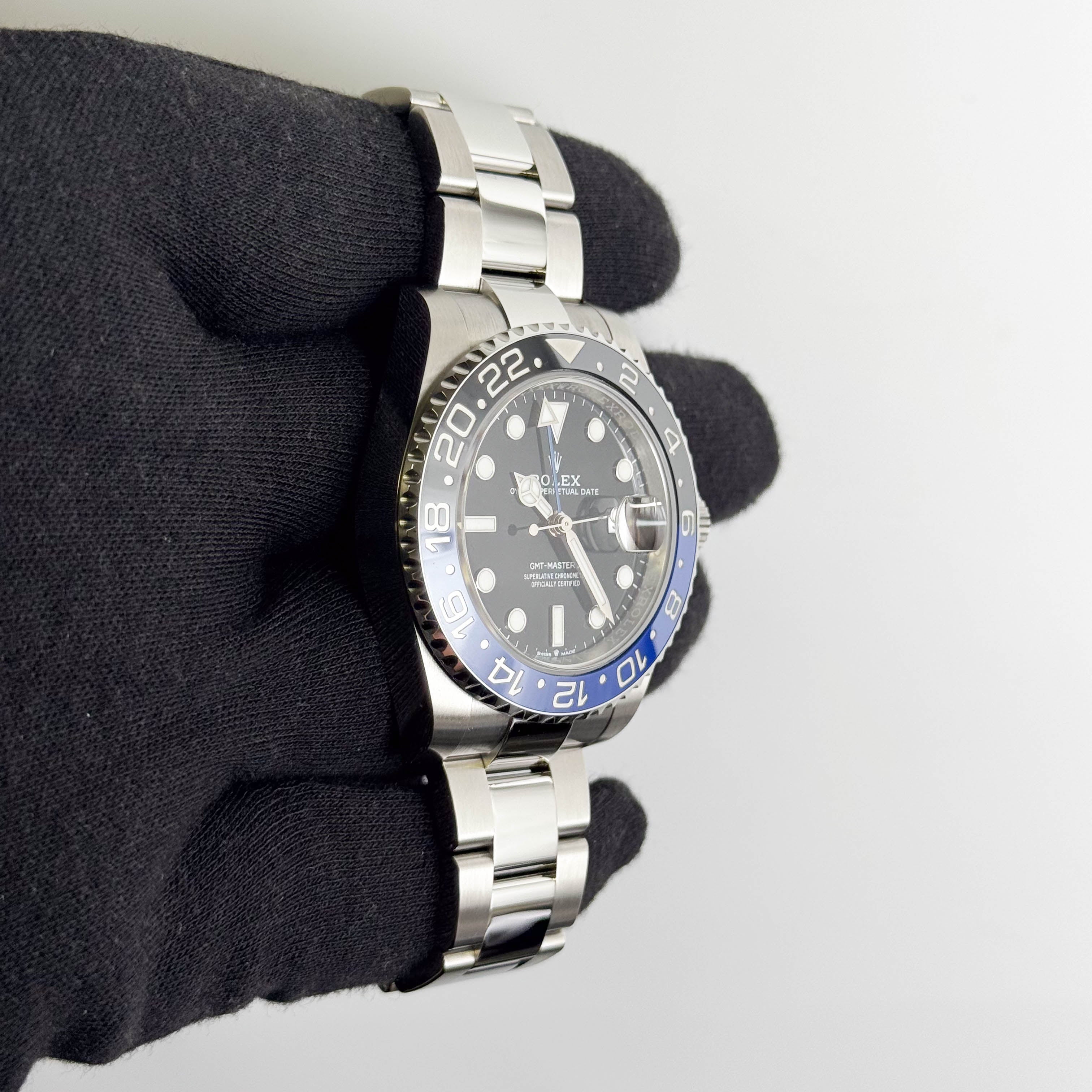Rolex GMT-Master II "Batman" 40mm Black Dial Watch Ref# 126710BLNR