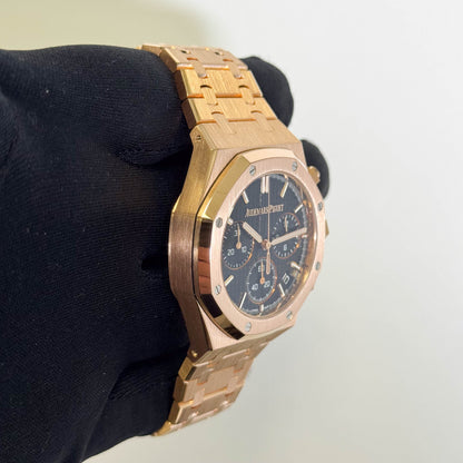 Audemars Piguet Royal Oak 41mm Black Dial Watch Ref# 26320OR.OO.1220OR.01 - Happy Jewelers Fine Jewelry Lifetime Warranty