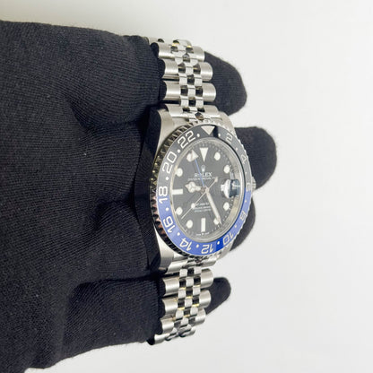 Rolex GMT-Master II 40mm Black Dial Watch Ref# 126710BLNR