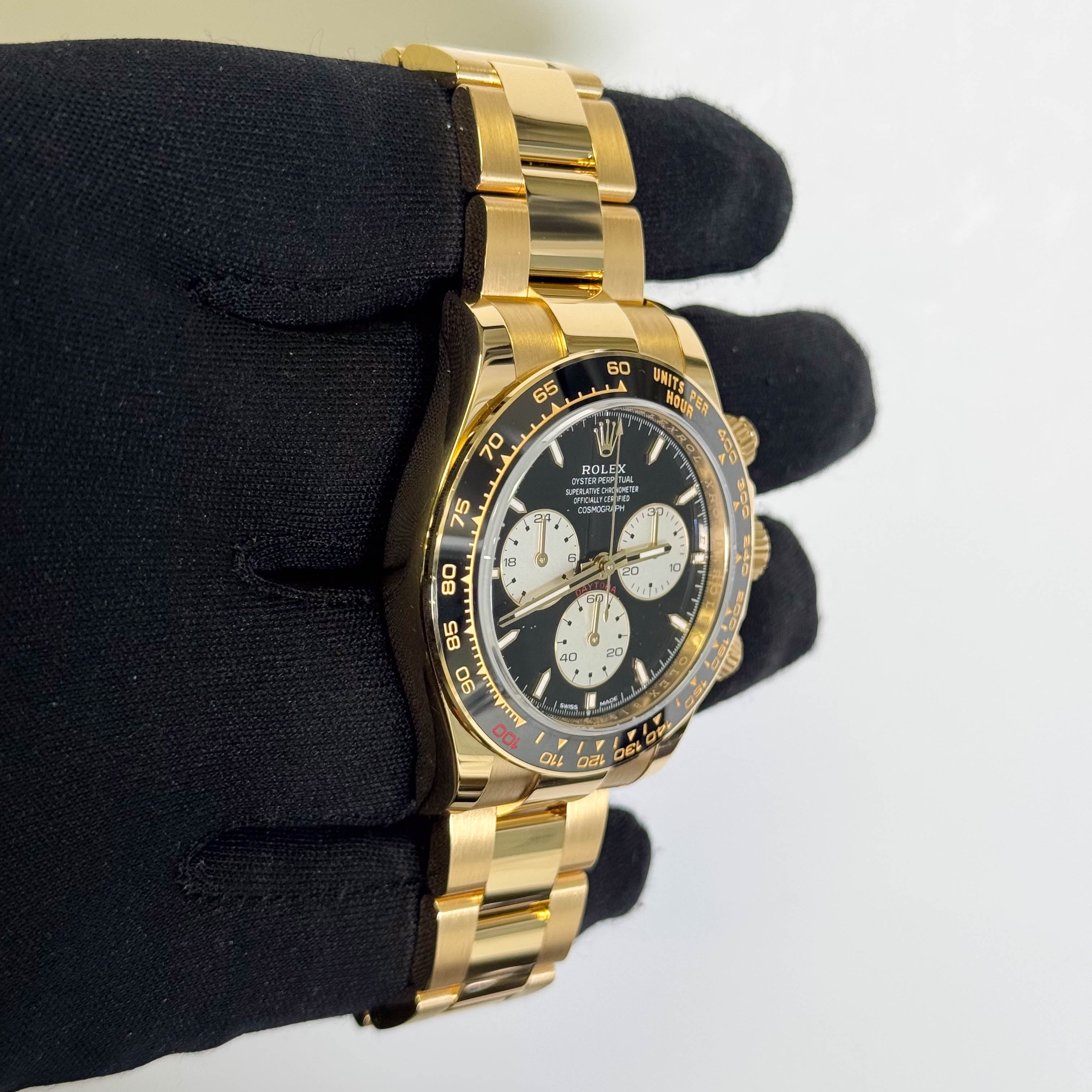 ラバンゴールド Rolex Daytona Le Mans 40mm Black Dial Watch Ref# 126528LN – Happy