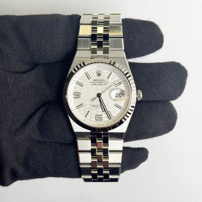 Rolex Land-Dweller 40mm White Dial Watch Ref# 127334