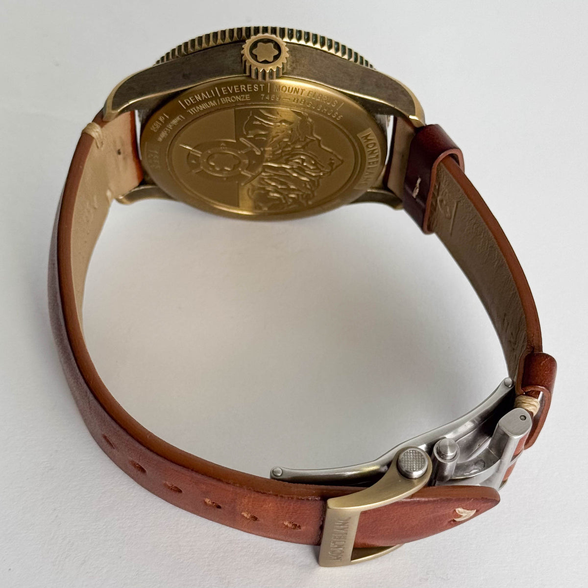 Montblanc 1858 Geosphere Limited Edition Bronze 42mm Black Dial Watch Ref# 119347
