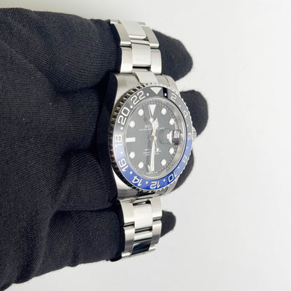 Rolex GMT-Master II "Batman" 40mm Black Dial Watch Ref# 126710BLNR