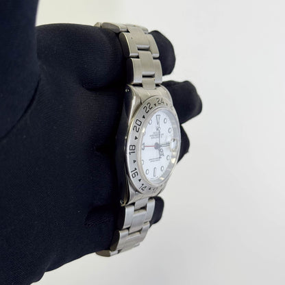 Rolex Explorer II 40mm White Dial Watch Ref# 16570 - Happy Jewelers Fine Jewelry Lifetime Warranty
