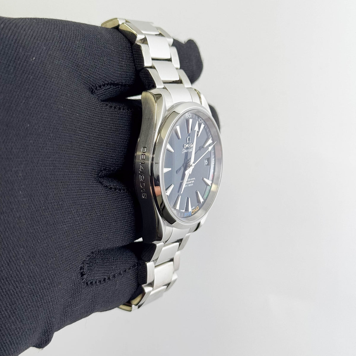 Omega Seamaster Aqua Terra 41.5mm Blue Dial Watch Ref# 522.10.42.21.03.001