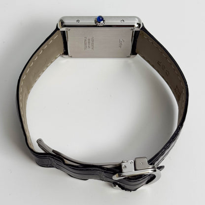 Cartier Tank 27.5mm White Dial Watch Ref# WSTA0028