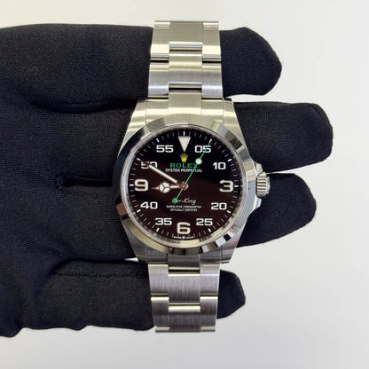 Rolex Air-King 40mm Black Dial Watch Ref# 126900 - Happy Jewelers Fine Jewelry Lifetime Warranty