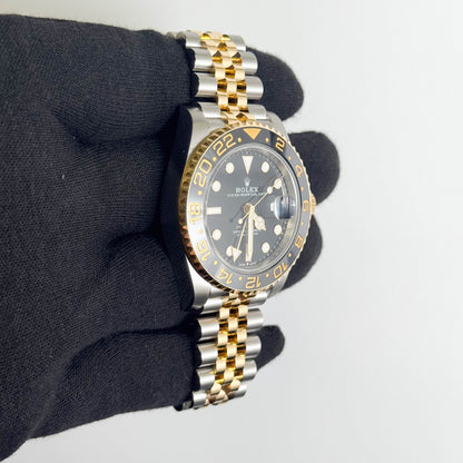 Rolex GMT-Master II 40mm Black Dial Watch Ref# 126713GRNR