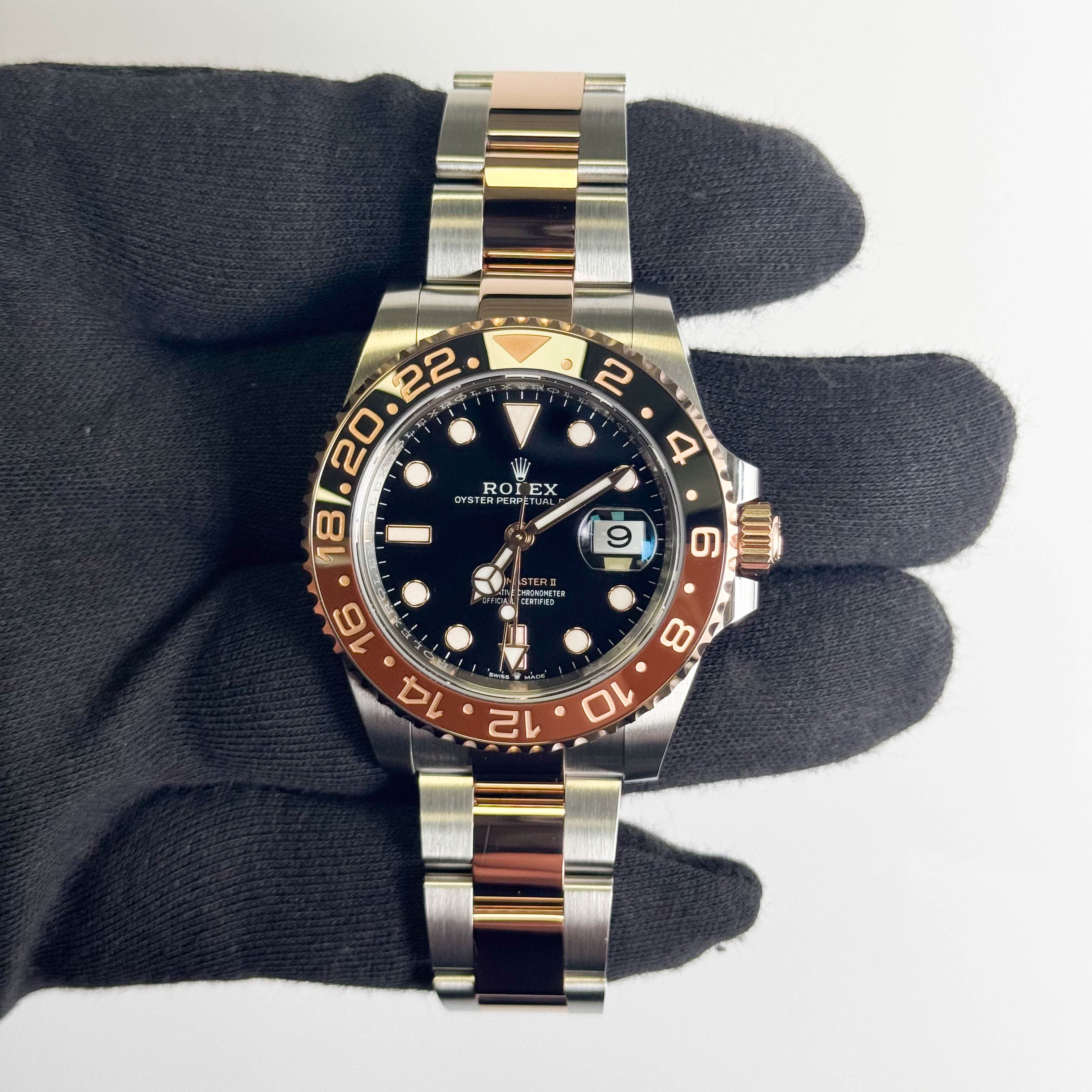 Rolex GMT-Master II "Rootbeer" 40mm Black Dial Watch Ref# 126711CHNR