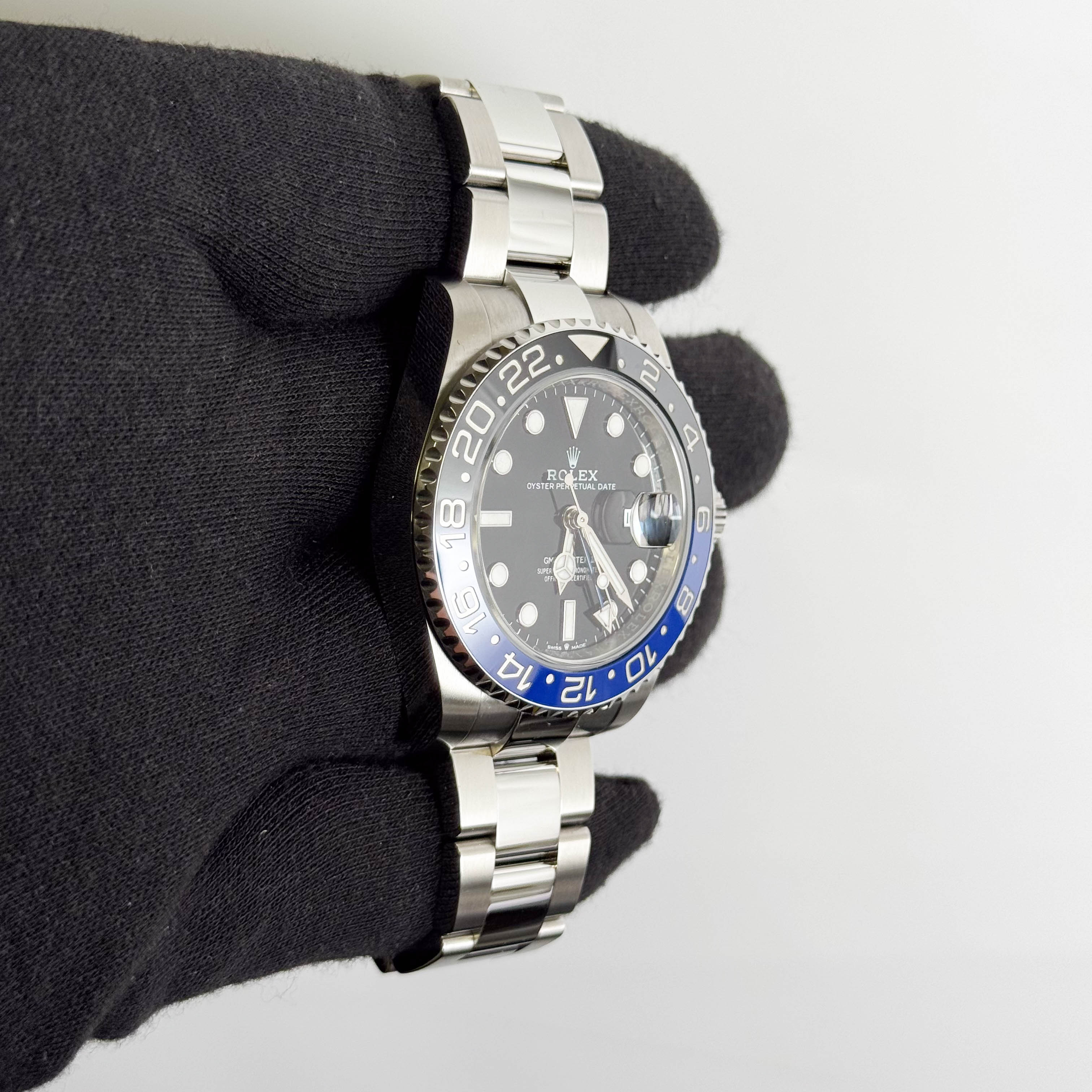 Rolex GMT-Master II "Batman" 40mm Black Dial Watch Ref# 126710BLNR