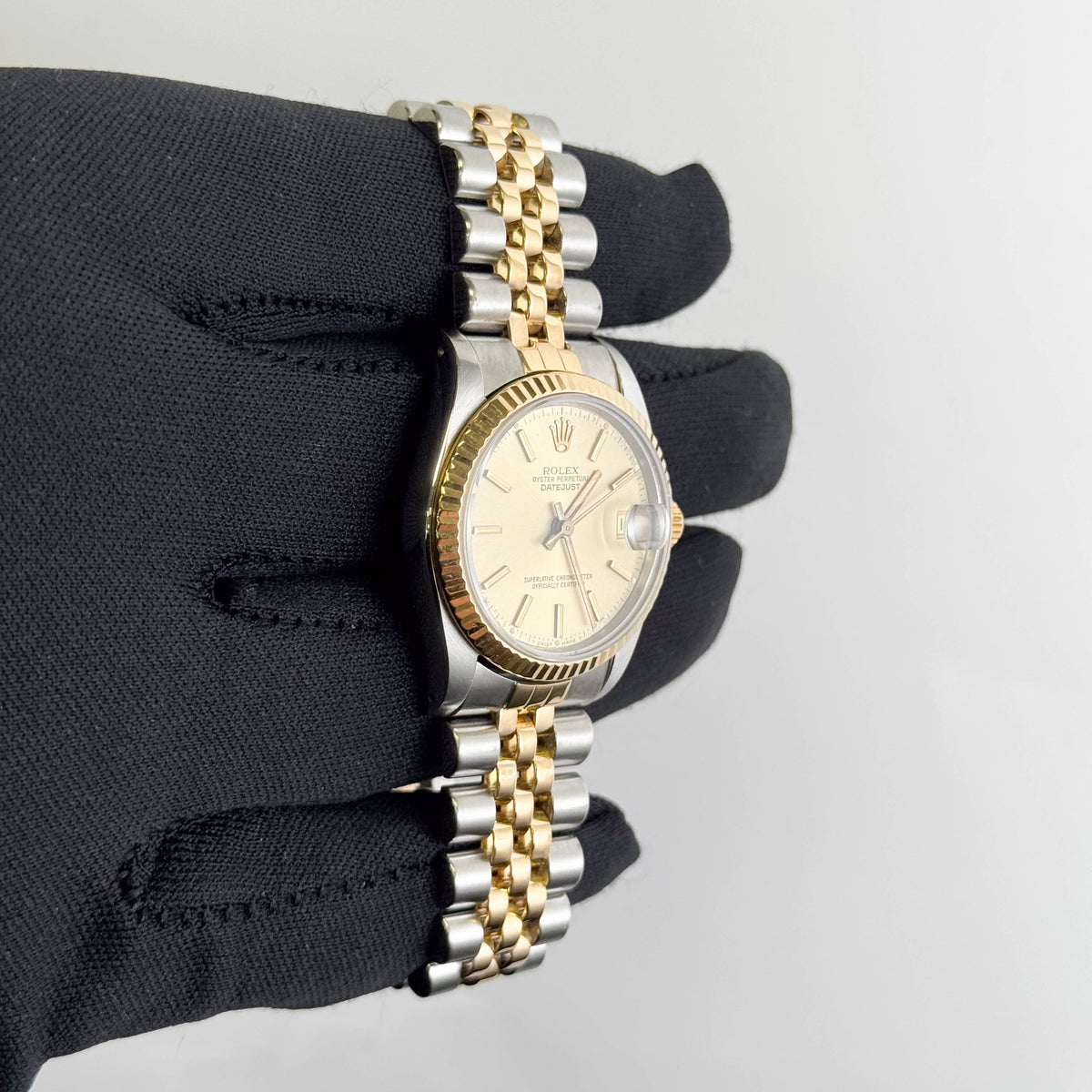 Rolex Datejust 31mm Champagne Dial Watch Ref# 68273