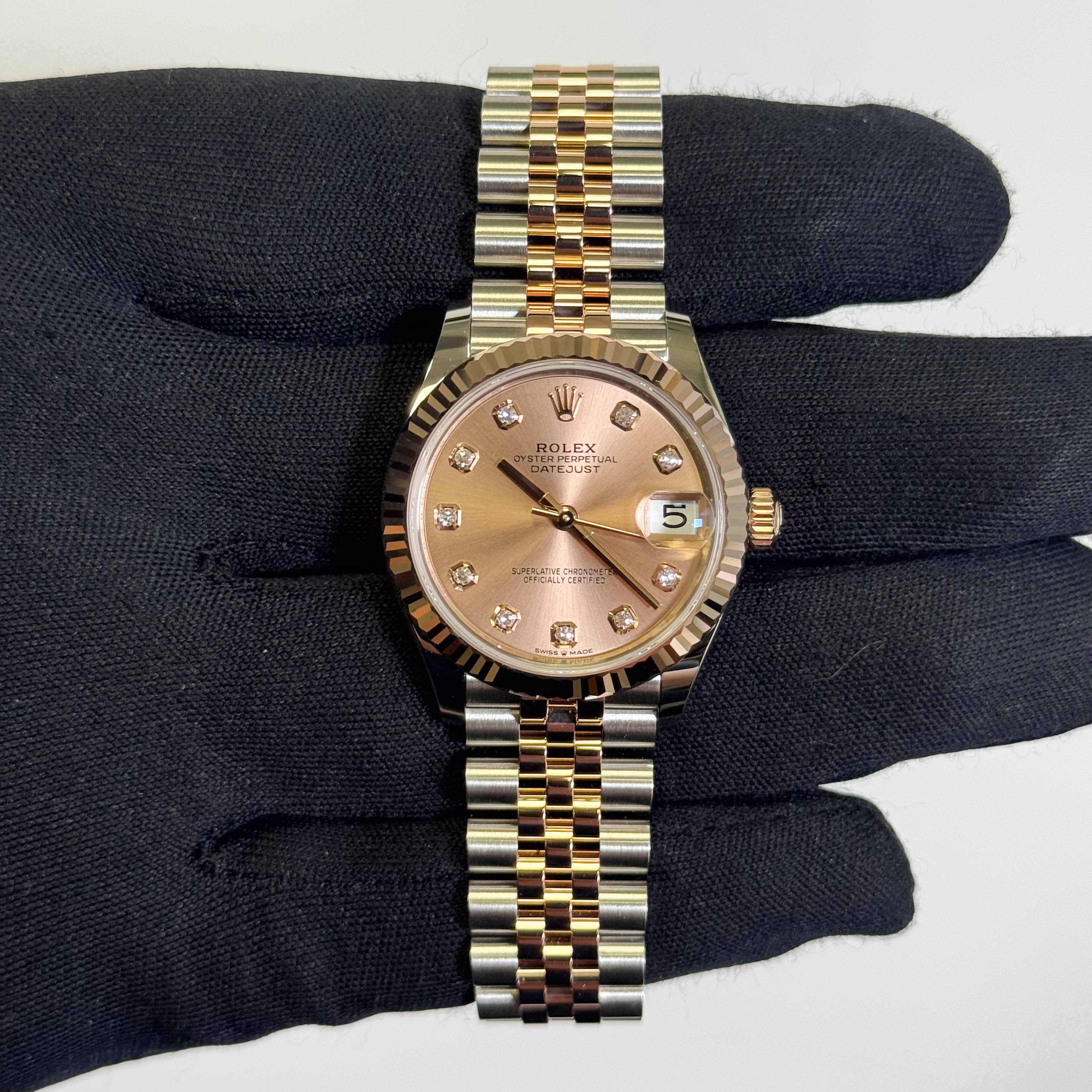 Rolex Datejust 31mm Everose Dial Watch Ref# 278271 - Happy Jewelers Fine Jewelry Lifetime Warranty