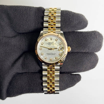 Rolex Datejust 31mm Mother Of Pearl Dial Watch Ref# 278273