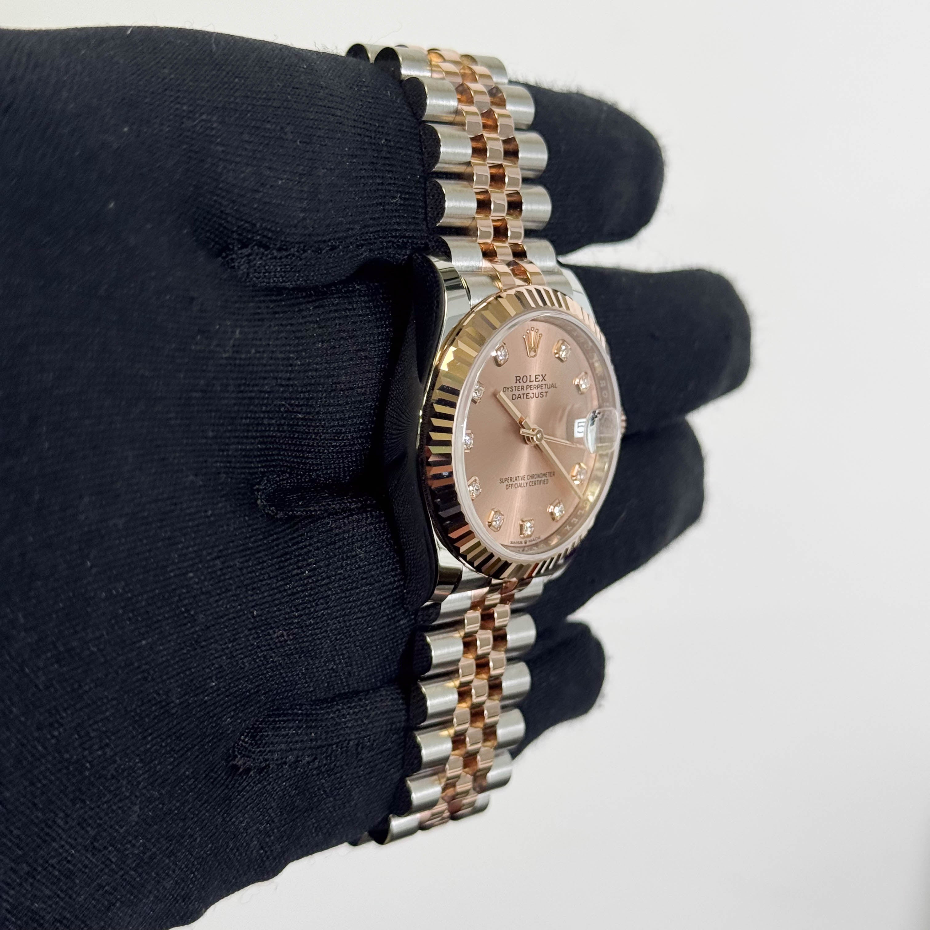 Rolex Datejust 31mm Everose Dial Watch Ref# 278271 - Happy Jewelers Fine Jewelry Lifetime Warranty