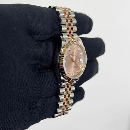 Rolex Datejust 31mm Everose Dial Watch Ref# 278271 - Happy Jewelers Fine Jewelry Lifetime Warranty