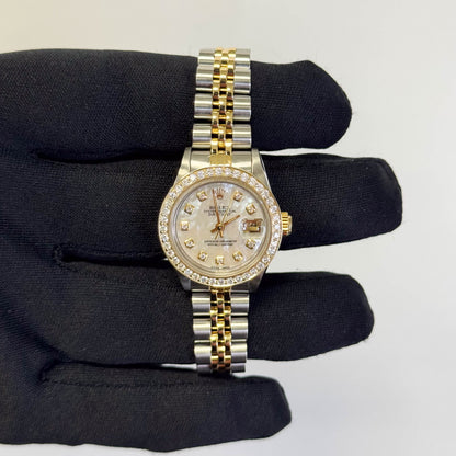 Rolex Datejust 26mm MOP Dial Watch Ref# 69173 - Happy Jewelers Fine Jewelry Lifetime Warranty