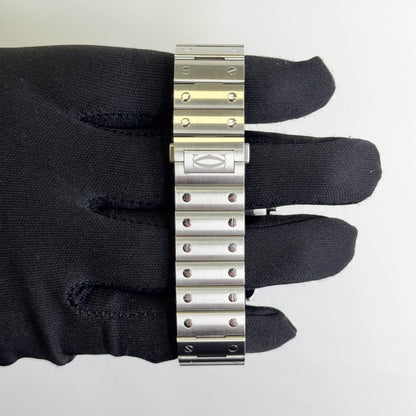 Cartier Santos 40mm Silver Dial Watch Ref# WSSA0009
