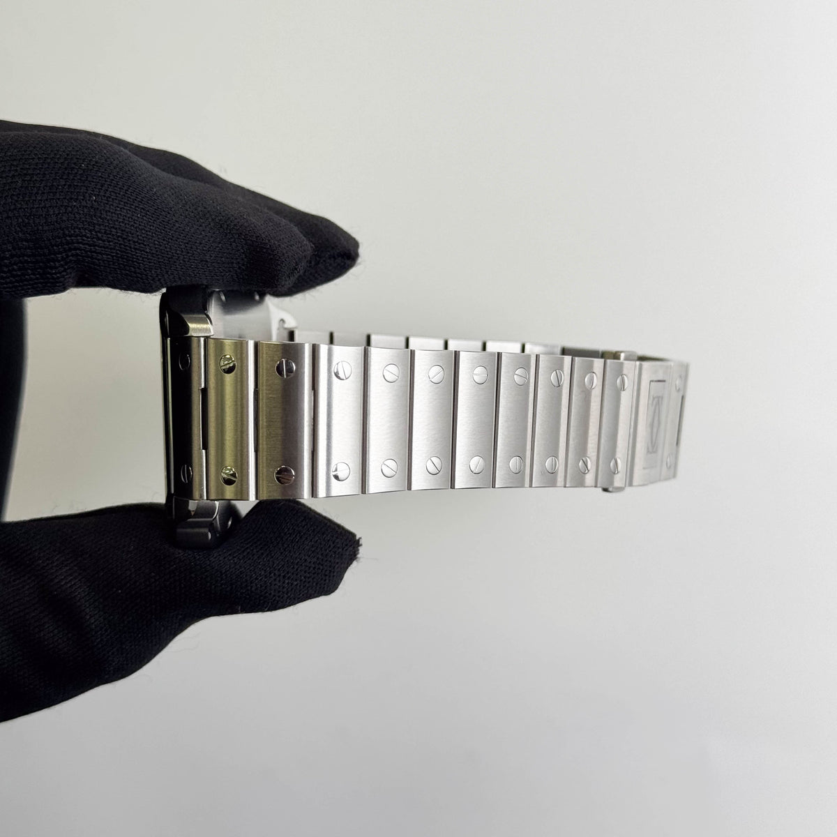Cartier Santos 40mm Silver Dial Watch Ref# WSSA0009