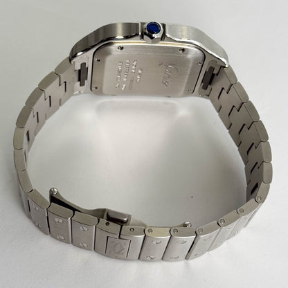 Cartier Santos 40mm Silver Dial Watch Ref# WSSA0009