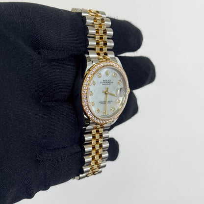 Rolex Datejust 31mm MOP Dial Watch Ref# 278383RBR - Happy Jewelers Fine Jewelry Lifetime Warranty
