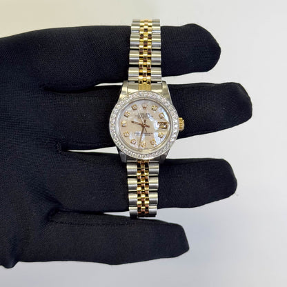 Rolex Datejust 26mm MOP Dial Watch Ref# 69173 - Happy Jewelers Fine Jewelry Lifetime Warranty