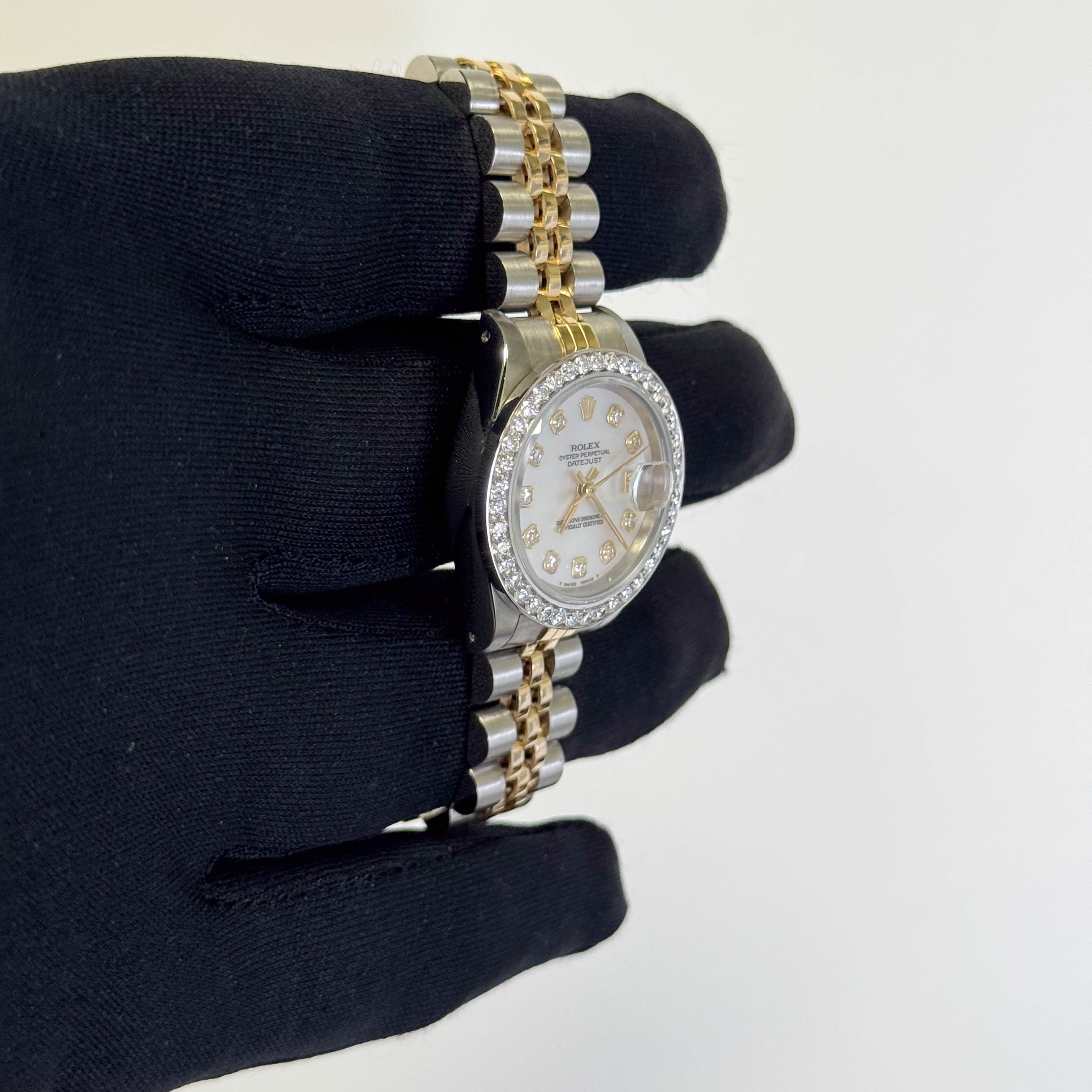 Rolex Datejust 26mm MOP Dial Watch Ref# 69173 - Happy Jewelers Fine Jewelry Lifetime Warranty