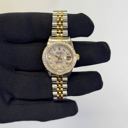 Rolex Datejust 26mm MOP Dial Watch Ref# 69173 - Happy Jewelers Fine Jewelry Lifetime Warranty